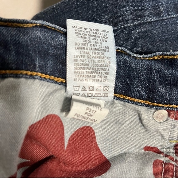 LUCKY BRAND Women’s Dark Wash Size 8/29 SWEET N LOW Bootcut  Jeans EUC Kicker - Picture 9 of 10